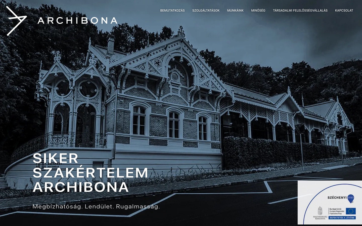 Archibona nyitóképernyő