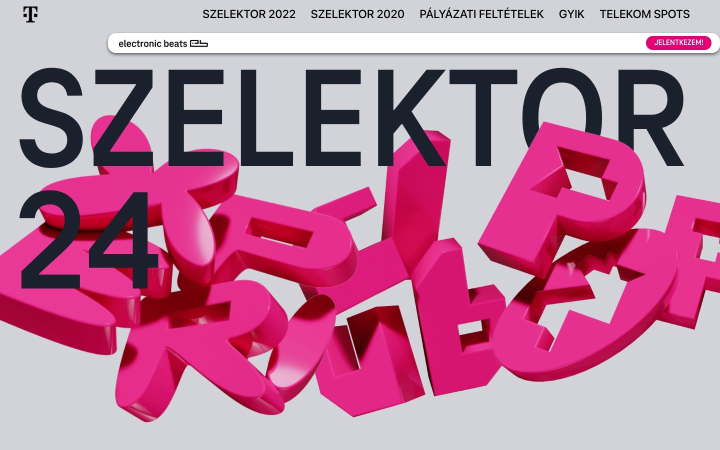 Szelektor 24 nyitóképernyő